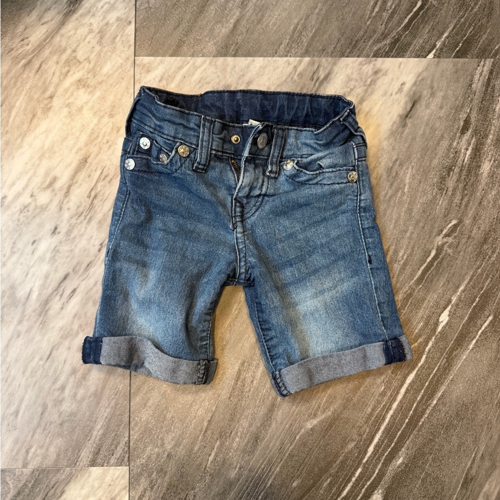 True Religion Kids Denim Blue Shorts